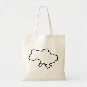 Ukrainische Karte Tragetasche