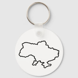 Ukrainische Karte. Ukraine Schlüsselanhänger