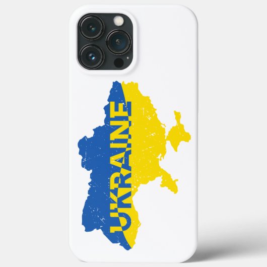 Ukrainische Karte. Ukrainische Flagge. Ukraine Case-Mate iPhone Hülle (Rückseite)