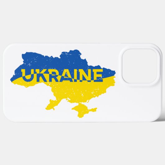 Ukrainische Karte. Ukrainische Flagge. Ukraine Case-Mate iPhone Hülle (Rückseite (Horizontal))