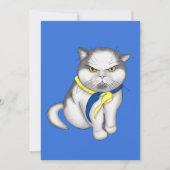 Ukrainische Katze Einladung (Vorderseite)