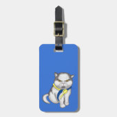 Ukrainische Katze Gepäckanhänger (Vorderseite vertikal)