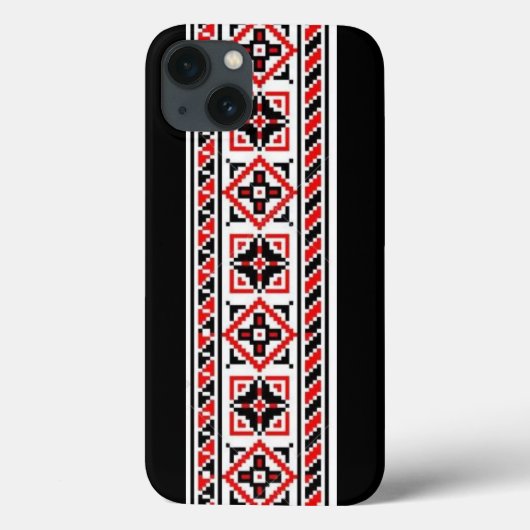 Ukrainische Kreuze Stickerei iPod, iPhone Gehäuse Case-Mate iPhone Hülle (Rückseite)