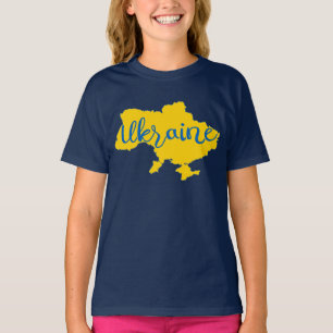 Ukrainische Landkarte und T - Shirt