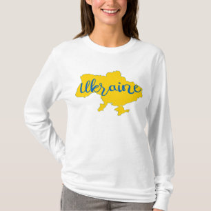 Ukrainische Landkarte und T - Shirt