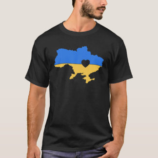 Ukrainische Liebe Herz Landschaft Ukraine T-Shirt