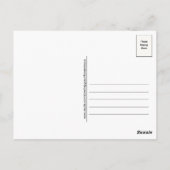 Ukrainische Liebe Sonnenblumen Postkarte (Rückseite)