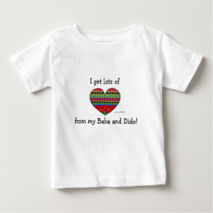 Ukrainische Liebe zur Personalisierung Baby T-shirt