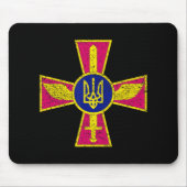 UKRAINISCHE LUFTKRAFT EMBLEM UKRAINE ARMED FORCES MOUSEPAD (Vorne)