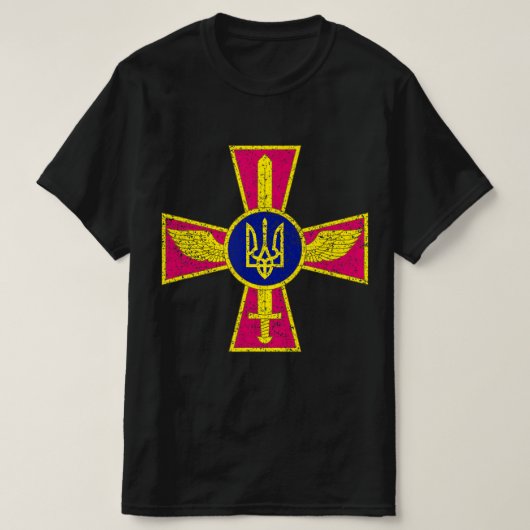 UKRAINISCHE LUFTKRAFT EMBLEM UKRAINE ARMED FORCES T-Shirt (Design vorne)