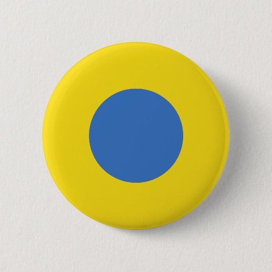 Ukrainische Luftwaffe Roundel Button (Vorderseite)