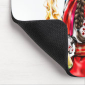 Ukrainische Mädchen kämpfen für Freiheit Mousepad (Ecke)