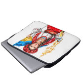 Ukrainische Mädchen kämpfen für Freiheit T - Shirt Laptopschutzhülle (Vorne Knopf)