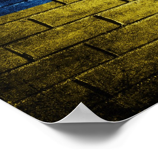 ukrainische Mauer Poster (Ecke)