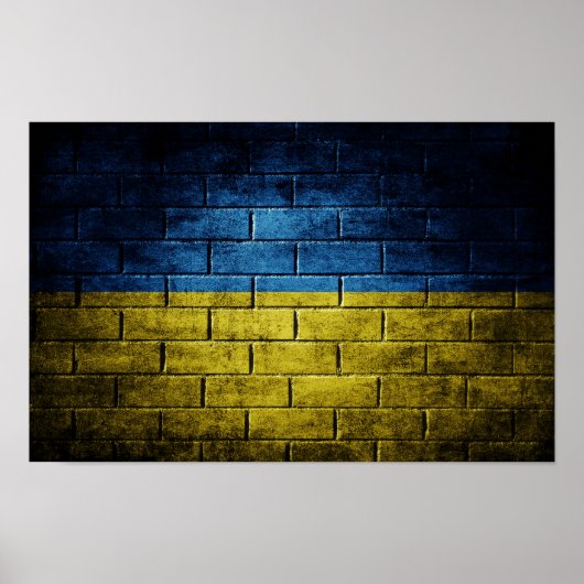 ukrainische Mauer Poster (Vorne)