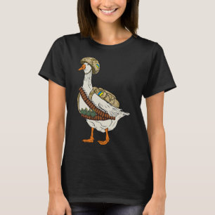 Ukrainische Militärgans Combyt Soldat Lustiger Rus T-Shirt