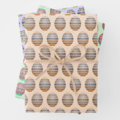 Ukrainische Ostereier Design Wrapping Paper Set Geschenkpapier Set (Beispiel)