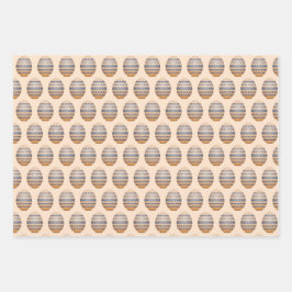 Ukrainische Ostereier Design Wrapping Paper Set Geschenkpapier Set