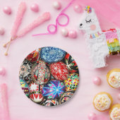 Ukrainische Ostereier, Pappteller (Party)