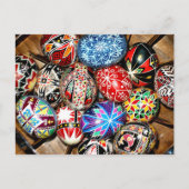 Ukrainische Ostereier Postkarte (Vorderseite)