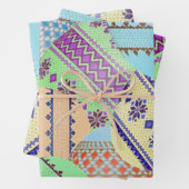 Ukrainische Ostereier (Pysanky) Geschenkpapier Set (Beispiel)