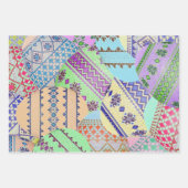 Ukrainische Ostereier (Pysanky) Geschenkpapier Set (Vorderseite)