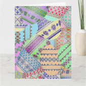 Ukrainische Ostereier (Pysanky) Grußkarte Karte (Vorderseite)