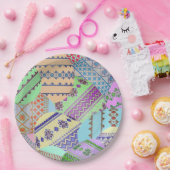 Ukrainische Ostereier (Pysanky) Papier Teller (Party)