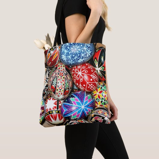 Ukrainische Ostereier, Tasche (Von Nahem)