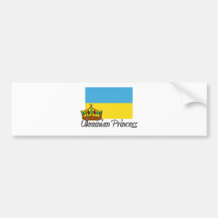 Ukrainische Prinzessin Autoaufkleber