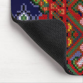 Ukrainische Querstich-Stickerei Mousepad (Ecke)
