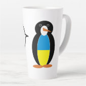 Ukrainische Rednerin Penguin Personalisiert Milchtasse (Rechte Ecke)