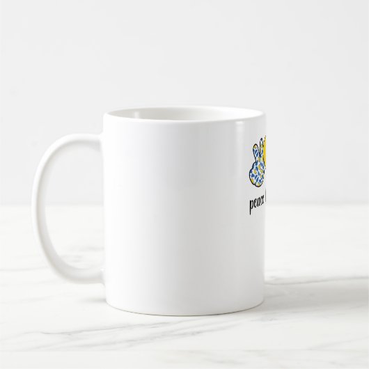 Ukrainische Roots Ukraine Flagge Ukrainisches Erbe Kaffeetasse (Links)