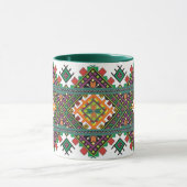 Ukrainische Schale mit Verzierung Tasse (Zentrum)