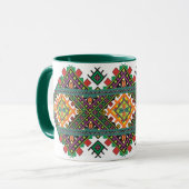 Ukrainische Schale mit Verzierung Tasse (Vorderseite Links)