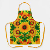 Ukrainische Sonnenblumen Schürze (Vorderseite)