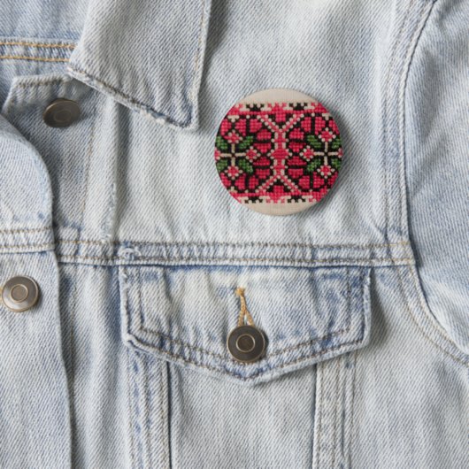 Ukrainische Stickerei Button (Beispiel)