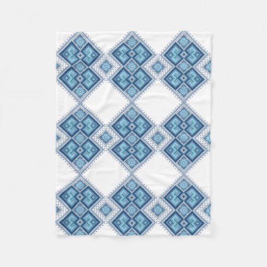 Ukrainische Stickerei Fleecedecke (Vorderseite)