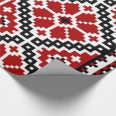 Ukrainische Stickerei Geschenkpapier (Ecke)