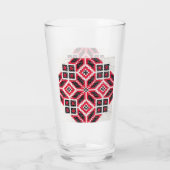 Ukrainische Stickerei Glas (Rückseite)