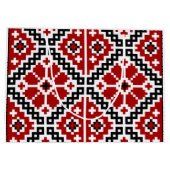 Ukrainische Stickerei Große Geschenktüte (Rückseite)