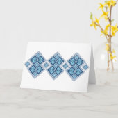 Ukrainische Stickerei Karte (Gelbe Blume)