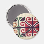 Ukrainische Stickerei Magnet (Vorderseite/Rückseite)