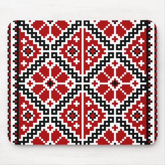 Ukrainische Stickerei Mousepad (Vorne)