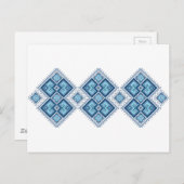 Ukrainische Stickerei Postkarte (Vorne/Hinten)