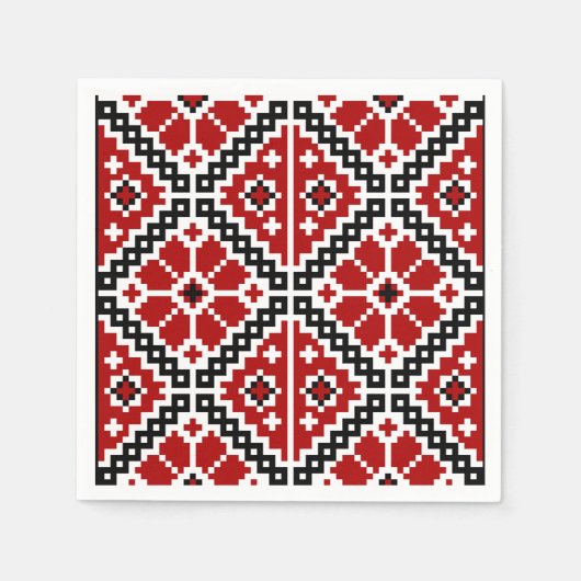 Ukrainische Stickerei Serviette (Vorderseite)
