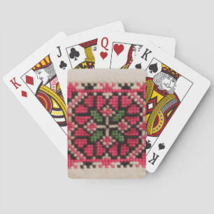 Ukrainische Stickerei Spielkarten