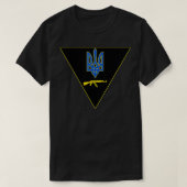 ukrainische Studie mit AK 47 T-Shirt (Design vorne)