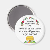 Ukrainische Superstile Magnet (Vorderseite/Rückseite)