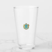 Ukrainische Symbole Ukraine Flaggengeschenk für Uk Glas (Vorderseite)